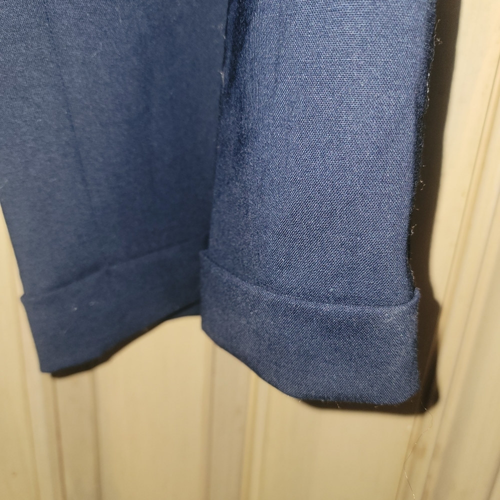 St. John Stretch Tropical Wool Cropped Pant With Bottom Cuff Misses sz 12 NWT - Picture 2 of 12